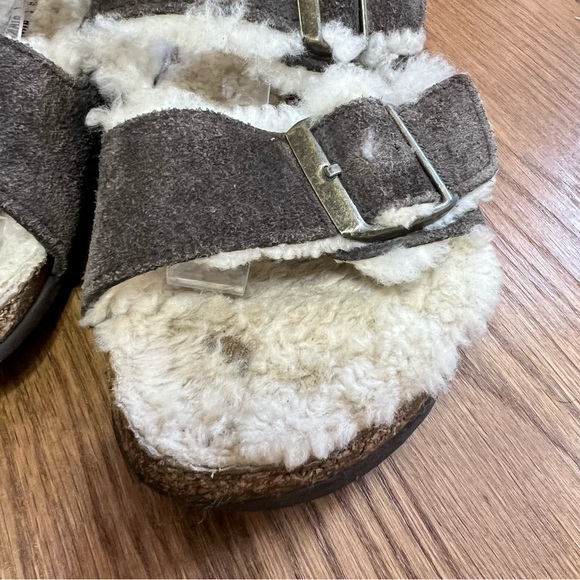 Birkenstock Arizona Fleece Lined Sz 38 - Picture 5 of 10